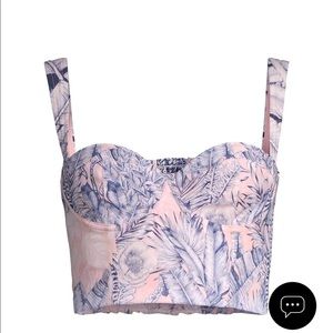 Agua Bendita Crop Top Bustier - Small